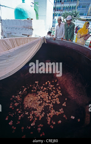 L'Inde Ajmer Dargah tombeau du saint Soufi Kwaja Muinud-din Chishti Soufi musulman Banque D'Images