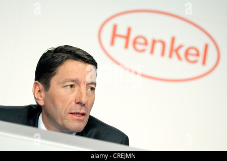 Kasper Rorsted, président-directeur général, directeur général, d'Henkel AG & Co.KG au cours de la conférence de presse sur l'état financier 24.02.2011 Banque D'Images