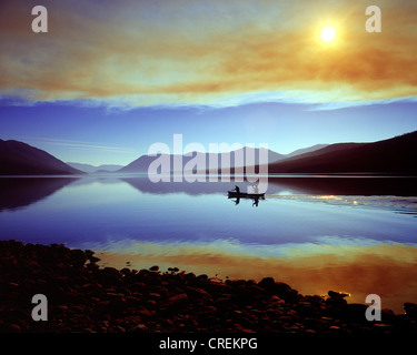 Lake Mc Donald, USA, Montana, Parc National de Glacier Banque D'Images