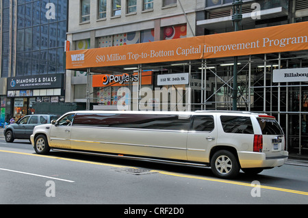 Limousine, USA, New York, Manhattan Banque D'Images