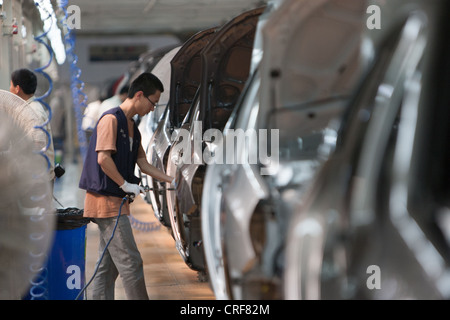 Hyundai Beijing No.1, l'usine de production automobile à Beijing, Chine Banque D'Images