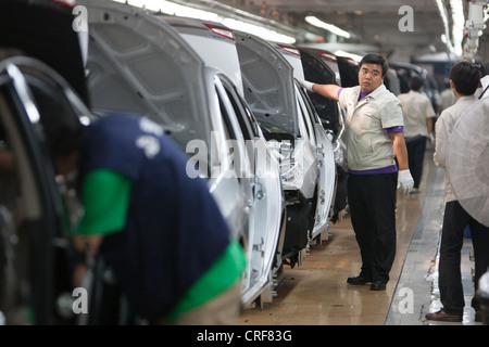 Hyundai Beijing No.1, l'usine de production automobile à Beijing, Chine Banque D'Images