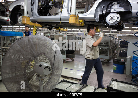 Hyundai Beijing No.1, l'usine de production automobile à Beijing, Chine Banque D'Images