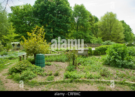 Jardin de la durabilité en milieu rural park Banque D'Images