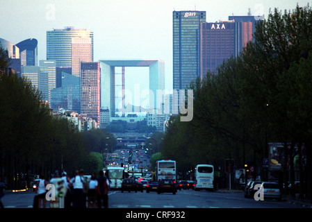 Paris se lève le matin Banque D'Images