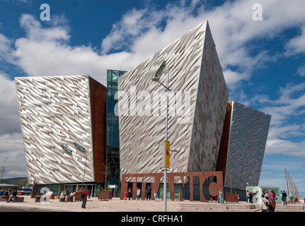 Centre Titanic à Belfast, en Irlande du Nord Banque D'Images