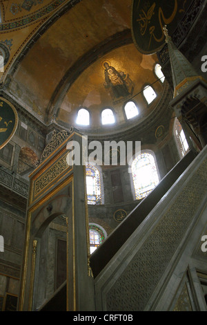 La basilique Sainte-Sophie, Istanbul, Turquie Banque D'Images