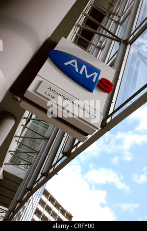 AMS Autriche ; logo, Autriche Banque D'Images