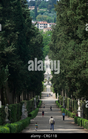 Jardins de Boboli Florence Italie Banque D'Images