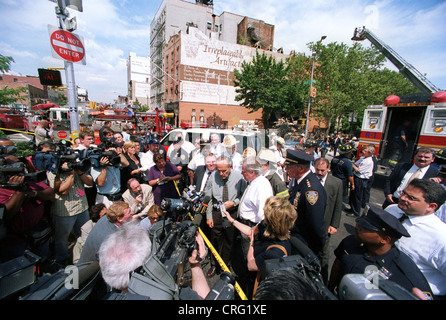 New York, États-Unis, le maire Rudolph Giuliani W. Banque D'Images
