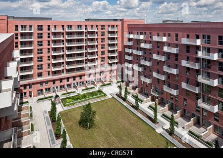 Appartements de luxe au Village des athlètes pour les Jeux Olympiques de 2012 à Londres Banque D'Images