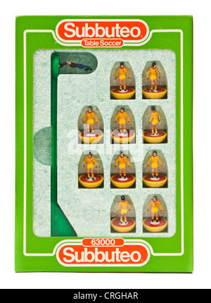 L'équipe de football des années 1970 Subbuteo - Liverpool (2e) Type 63000 No 363 Banque D'Images