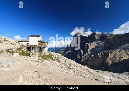 Paysage d'été de mont Rosetta - San Martino di Castrozza, Italie Banque D'Images