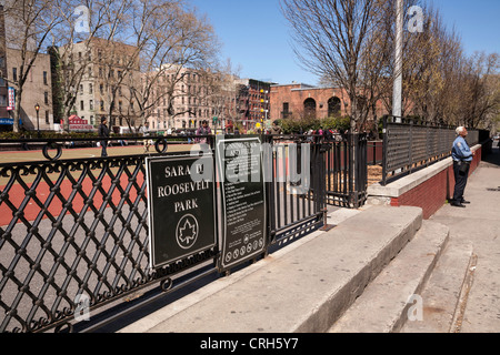 Sara Delano Roosevelt Park, Chrystie Street, NYC Banque D'Images