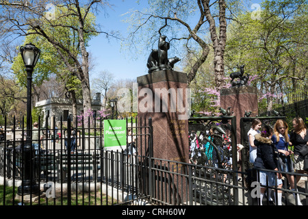 L'ancienne aire de jeux, Central Park, Manhattan, New York City, NYC Banque D'Images