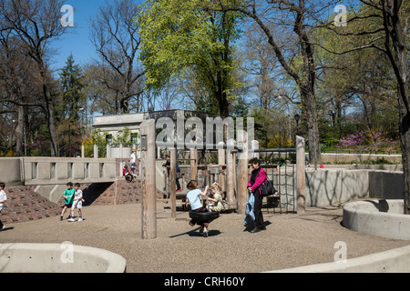 L'ancienne aire de jeux, Central Park, Manhattan, New York City, NYC Banque D'Images