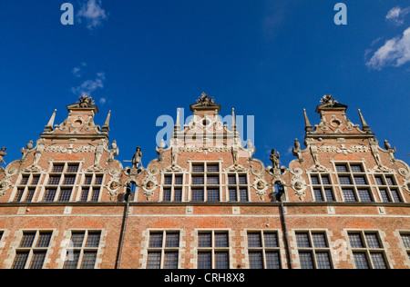 L'architecture maniériste du grand manège ou ancien Arsenal à Gdansk, Pologne Banque D'Images