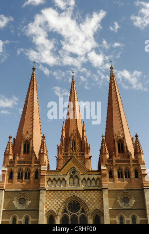 La Cathédrale St Paul à Melbourne, Australie Banque D'Images