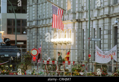 Berlin, Allemagne, Ambassade des États-Unis interdit Banque D'Images