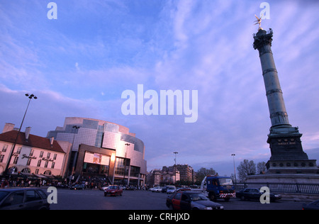 France, Paris, Place de la Bastille Banque D'Images