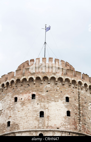 La Tour Blanche de Thessalonique, Grèce Banque D'Images