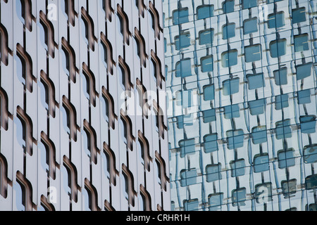 La façade de l'immeuble moderne, full frame Banque D'Images