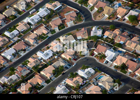 Housing Estate, USA, Nevada, Las Vegas Banque D'Images