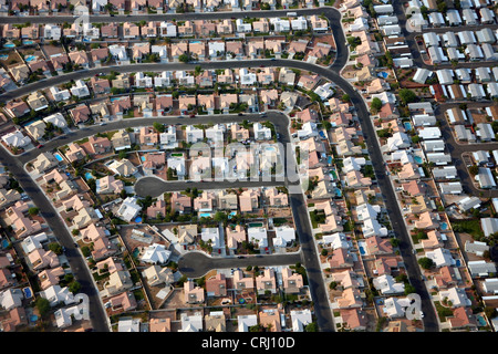 Housing Estate, USA, Nevada, Las Vegas Banque D'Images