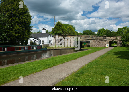 Trevor bassin du Canal Canal Llangollen Froncysyllte Wrexham North Wales UK Banque D'Images