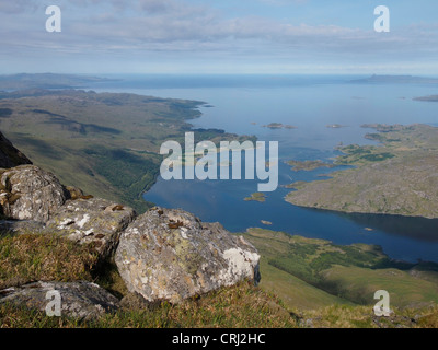 Loch Ailort d'un STAC, Moidart, Ecosse Banque D'Images