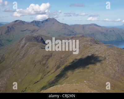 Ladhar Bheinn, Meall nan Eun de Sgurr nan, Eugallt Knoydart, Ecosse Banque D'Images