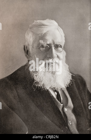 Alfred Russel Wallace, 1823 - 1913. La naturaliste, géographe, explorateur, anthropologue et biologiste. Banque D'Images
