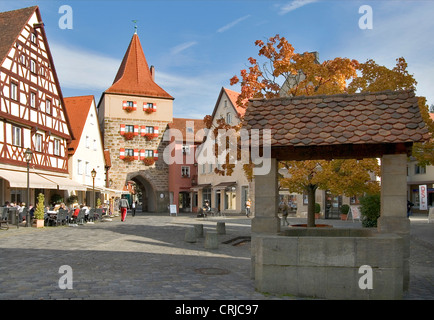 Ville historique de Lauf, Allemagne, Bavière Banque D'Images