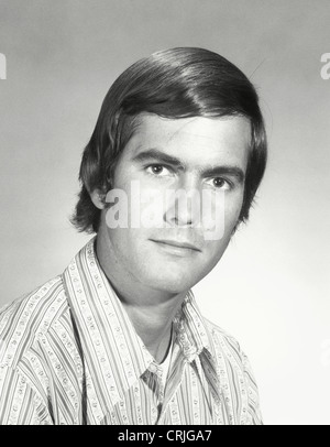 Vintage portrait d'un jeune homme Banque D'Images
