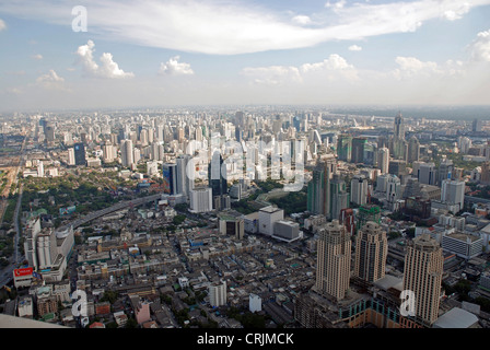 Vue de l'hôtel Baiyoke Sky, Sky Tower, le plus haut bâtiment de la Thaïlande, Bangkok, Thaïlande Banque D'Images