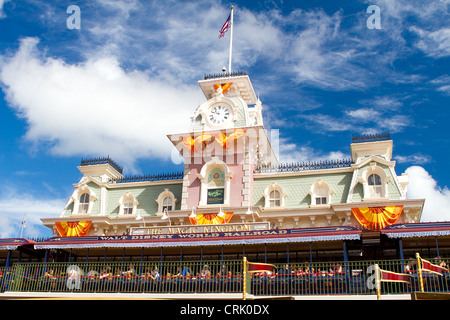 Disneyworld Orlando la Floride par un beau jour d'été Banque D'Images