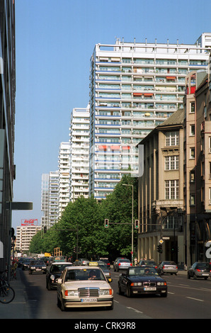 Berlin, Leipziger Strasse à Mitte Banque D'Images