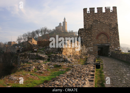 La forteresse médiévale Tsarevets, Veliko Tarnovo, Bulgarie Banque D'Images