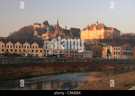 Ville médiévale de Sighisoara, Transylvanie, Roumanie Banque D'Images