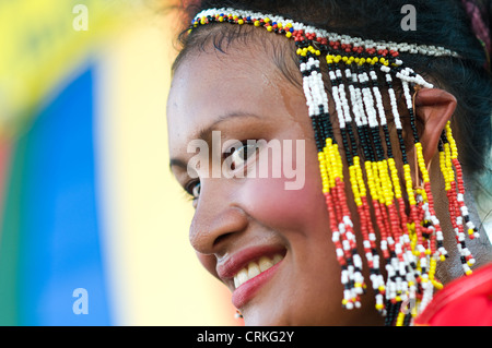 Klata tribu festival kadayawan davao Davao del norte Mindanao aux Philippines Banque D'Images