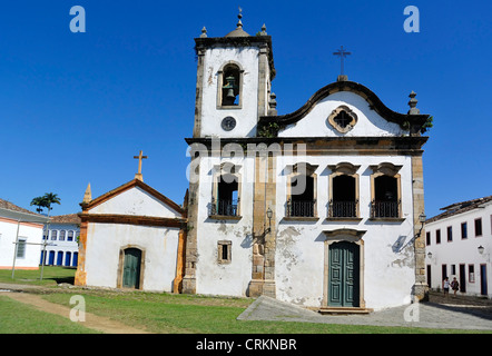 Paraty, Brésil, Igreja Santa Rita Banque D'Images