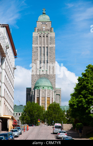 Kallion kirkko l'église Kallio (1912) par Lars Sonck dans le district de Kallio Helsinki Finlande Europe Banque D'Images