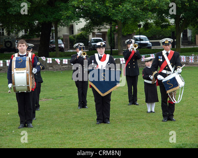 Une fanfare des cadets de la Banque D'Images