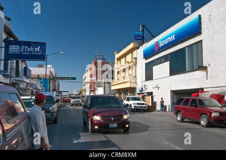 Avenida Guerrero à Nuevo Laredo, Tamaulipas, Mexique Banque D'Images