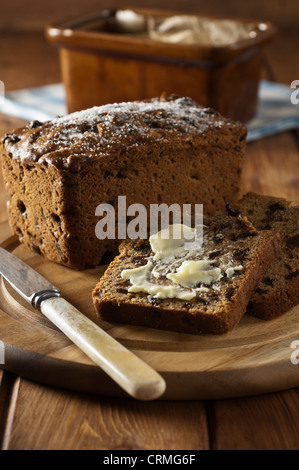 Bara brith fruits gallois traditionnel pain food UK Banque D'Images