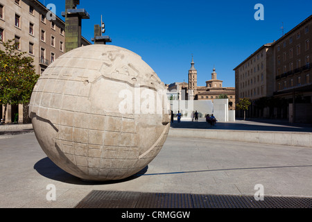 El Pilar, Zaragoza, Espagne Banque D'Images