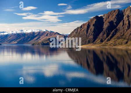 Lake Hawea, île du sud de la Nouvelle-Zélande Banque D'Images