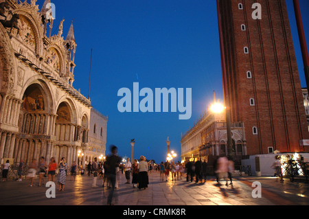 La place Saint Marc, Venise, Italie Banque D'Images