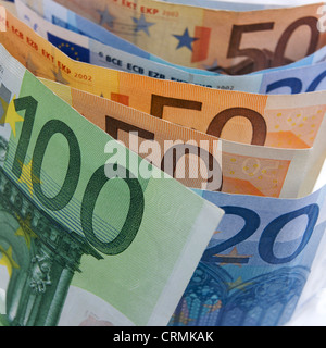 Euros / billets en euros. Banque D'Images