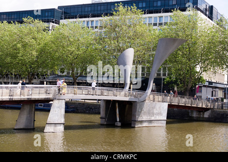 Pero's Bridge sur le port flottant Bristol Angleterre Banque D'Images